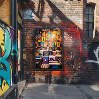 Vibrant Vinyl Collection Poster