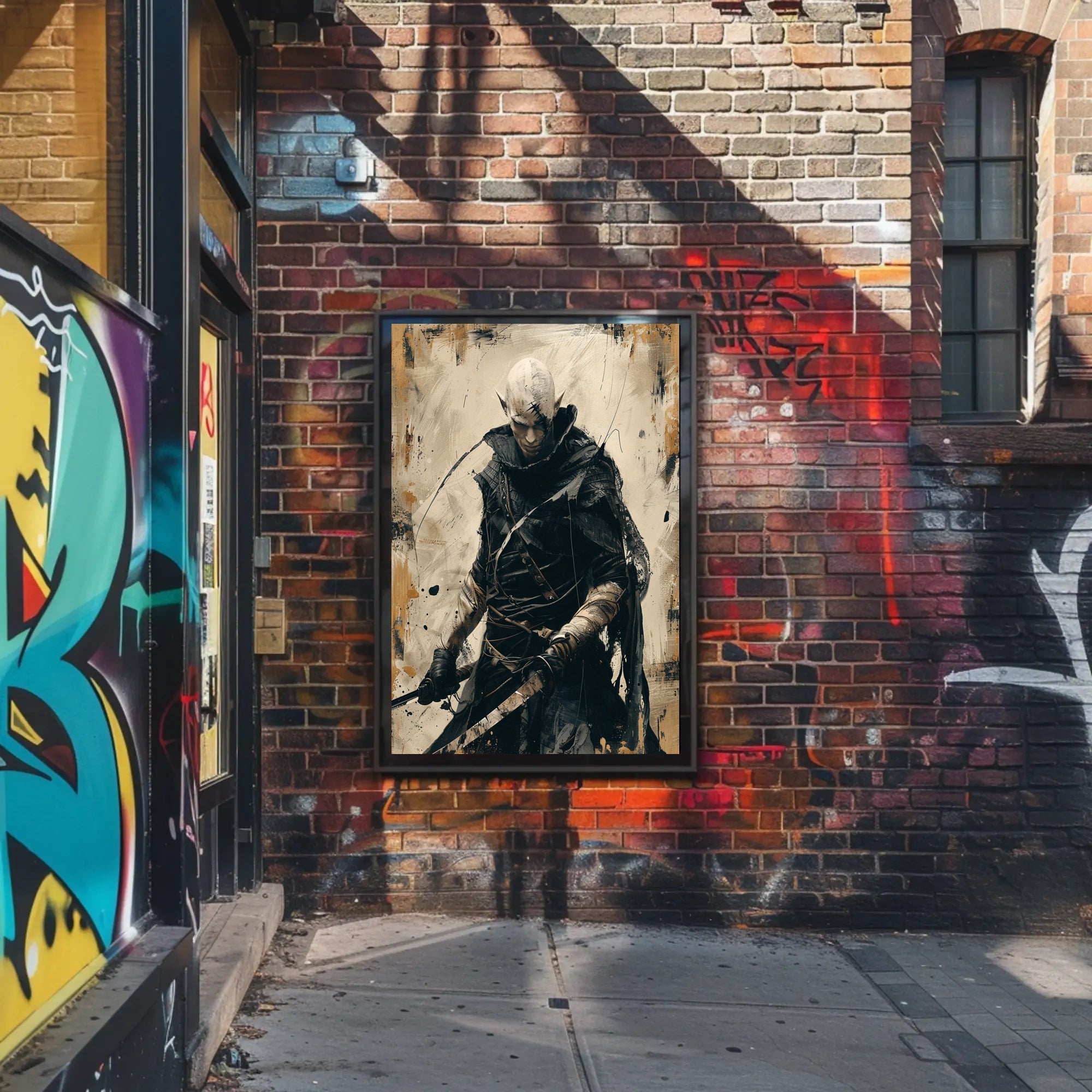 Mystical Elf Warrior Fantasy Art Poster Decor PosterGoat