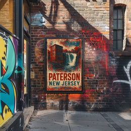 Paterson Heritage Travel Typography Collector Poster