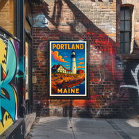 Portland, Maine Lighthouse Poster