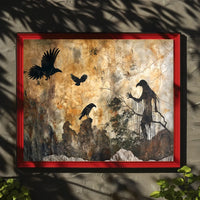 Mystical Gothic Ravens Fantasy Art Poster Print