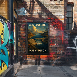 Lake Roosevelt Washington Poster