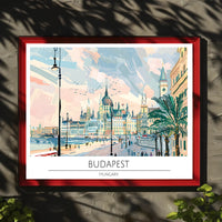 Budapest Cityscape Poster PosterGoat