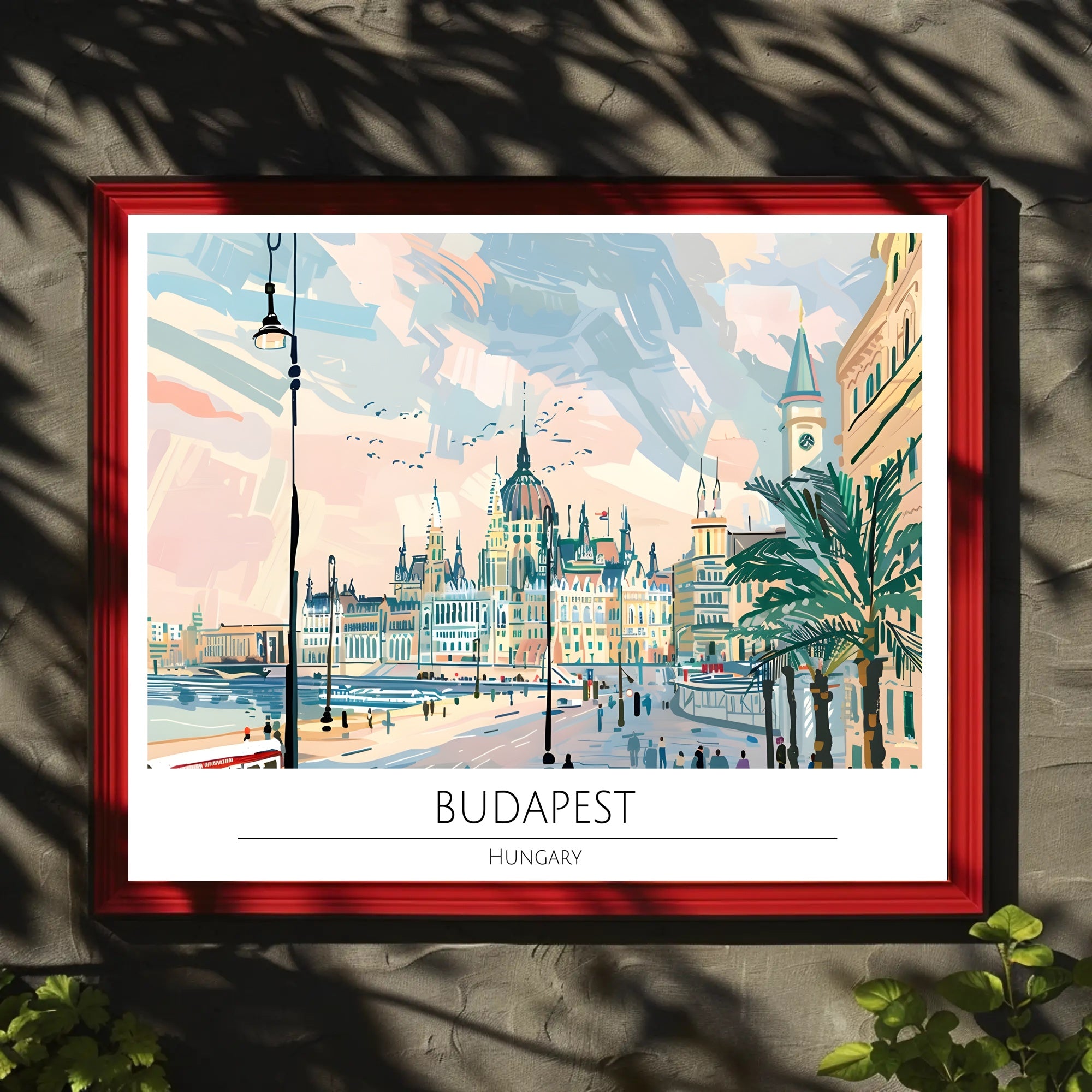 Budapest Cityscape Poster PosterGoat