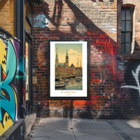 Scenic View of Hamburg Poster PosterGoat