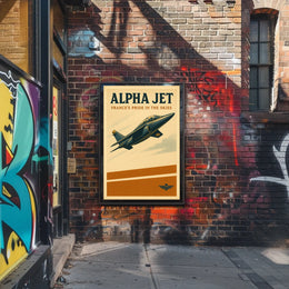 Alpha Jet Frances Pride in the Skies Poster
