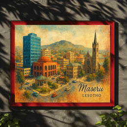 Maseru, Lesotho Poster