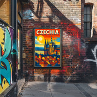 Czechia Travel Poster