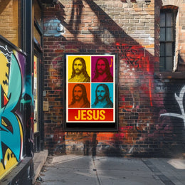 Jesus Pop Art Poster