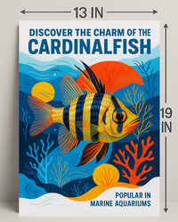 Discover the Charm of the Cardinalfish Poster PosterGoat