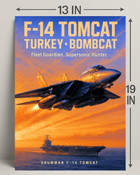 F-14 Tomcat Fleet Guardian Poster PosterGoat