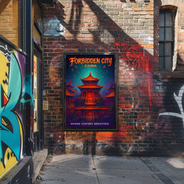 Forbidden City Enchantment in Cultural or Heritage Poster