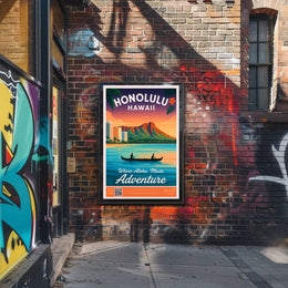 Honolulu Adventure Poster PosterGoat