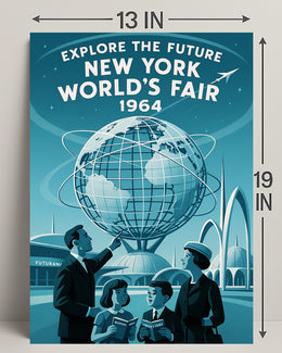 Explore the Future - New York World's Fair 1964 Poster PosterGoat
