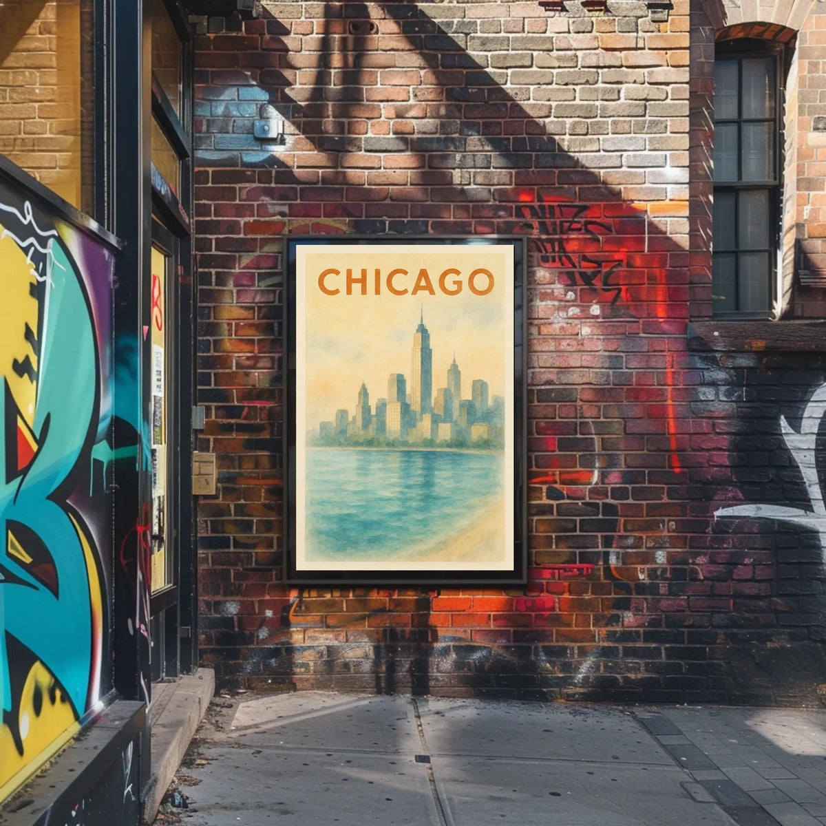 Chicago Skyline Poster