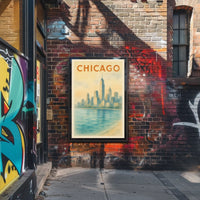 Chicago Skyline Poster