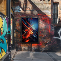 Dynamic Abstract Composition Abstract Poster PosterGoat