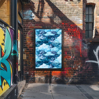 Majestic Mountain Clouds Wall Art Print