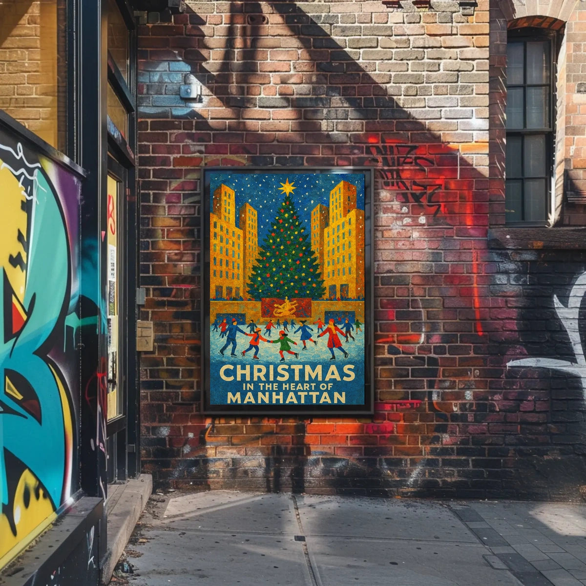 Christmas In Manhattan Poster