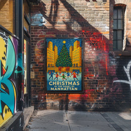 Christmas In Manhattan Poster