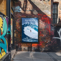 Hawaii Surf Adventure Sports Poster