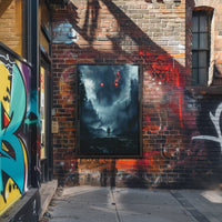 Aurora Borealis Lighthouse Dreamscape Night Sky Poster PosterGoat