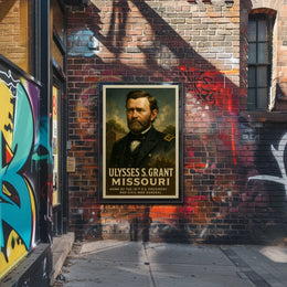 Ulysses S. Grant 18Th President Poster