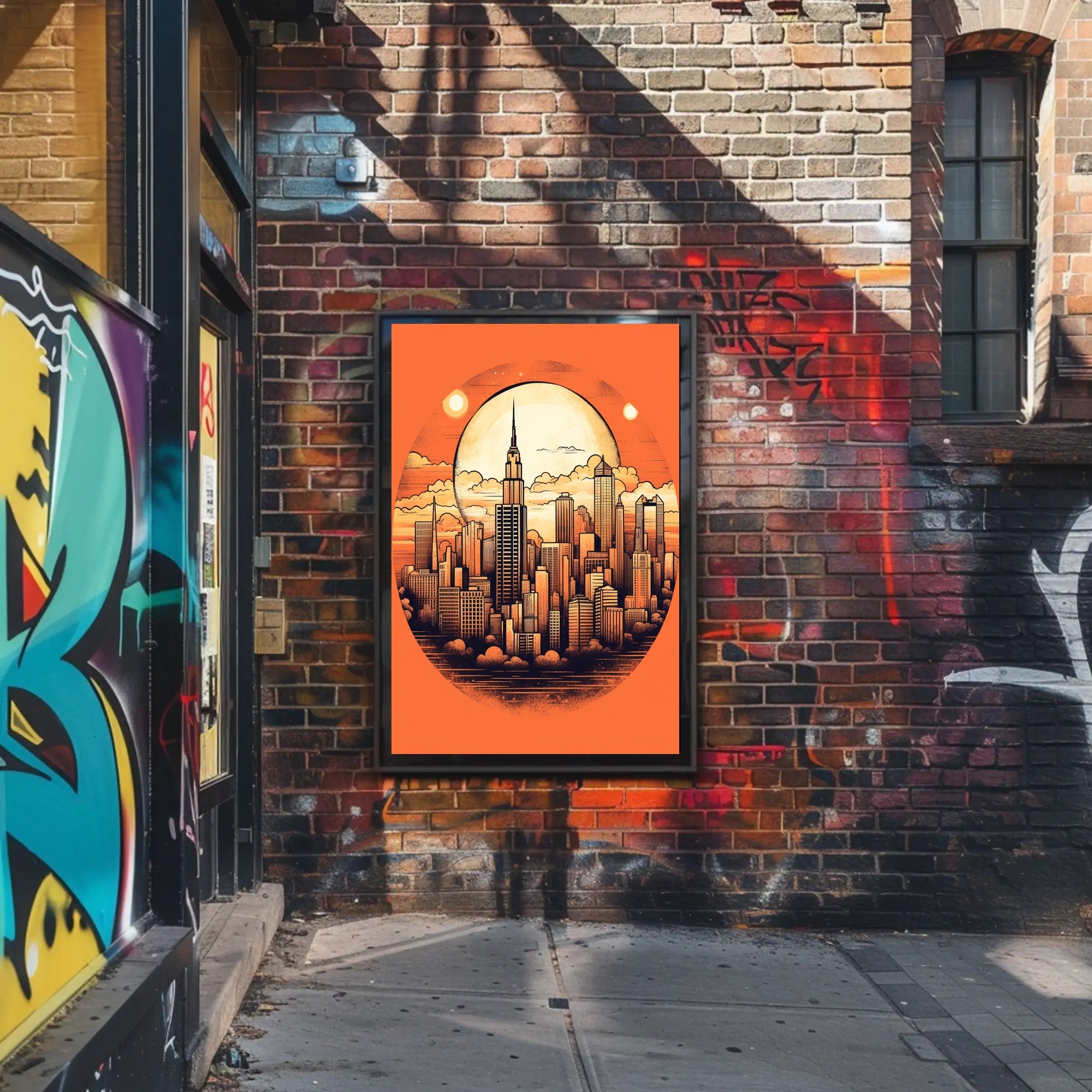 Urban Sunset Poster