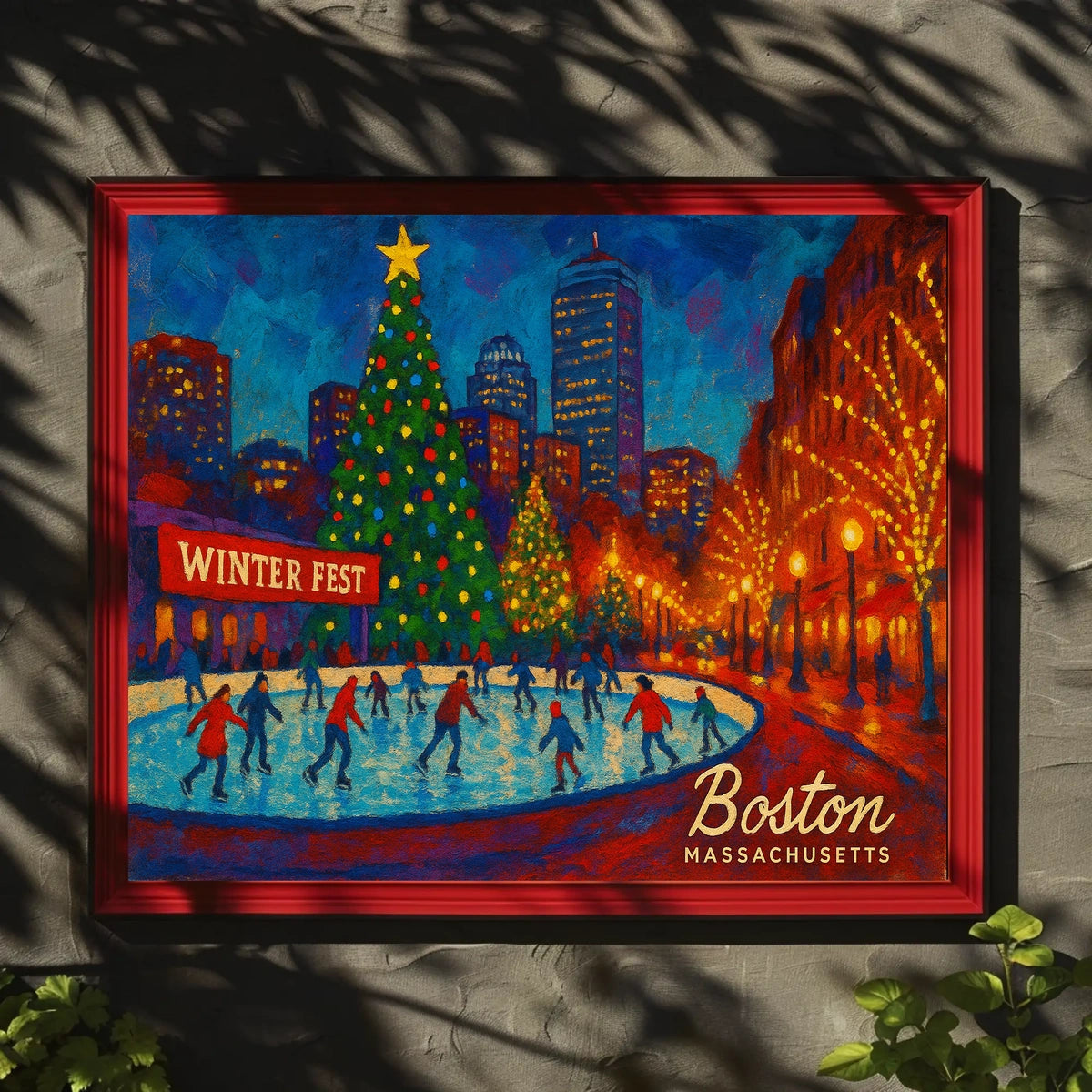 Winter Fest in Boston Poster