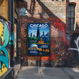 Discover Chicago Poster