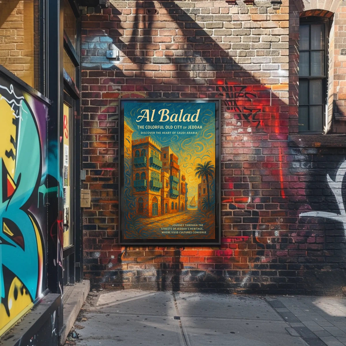 Al Balad The Colorful Old City Of Poster