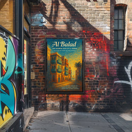 Al Balad The Colorful Old City Of Poster