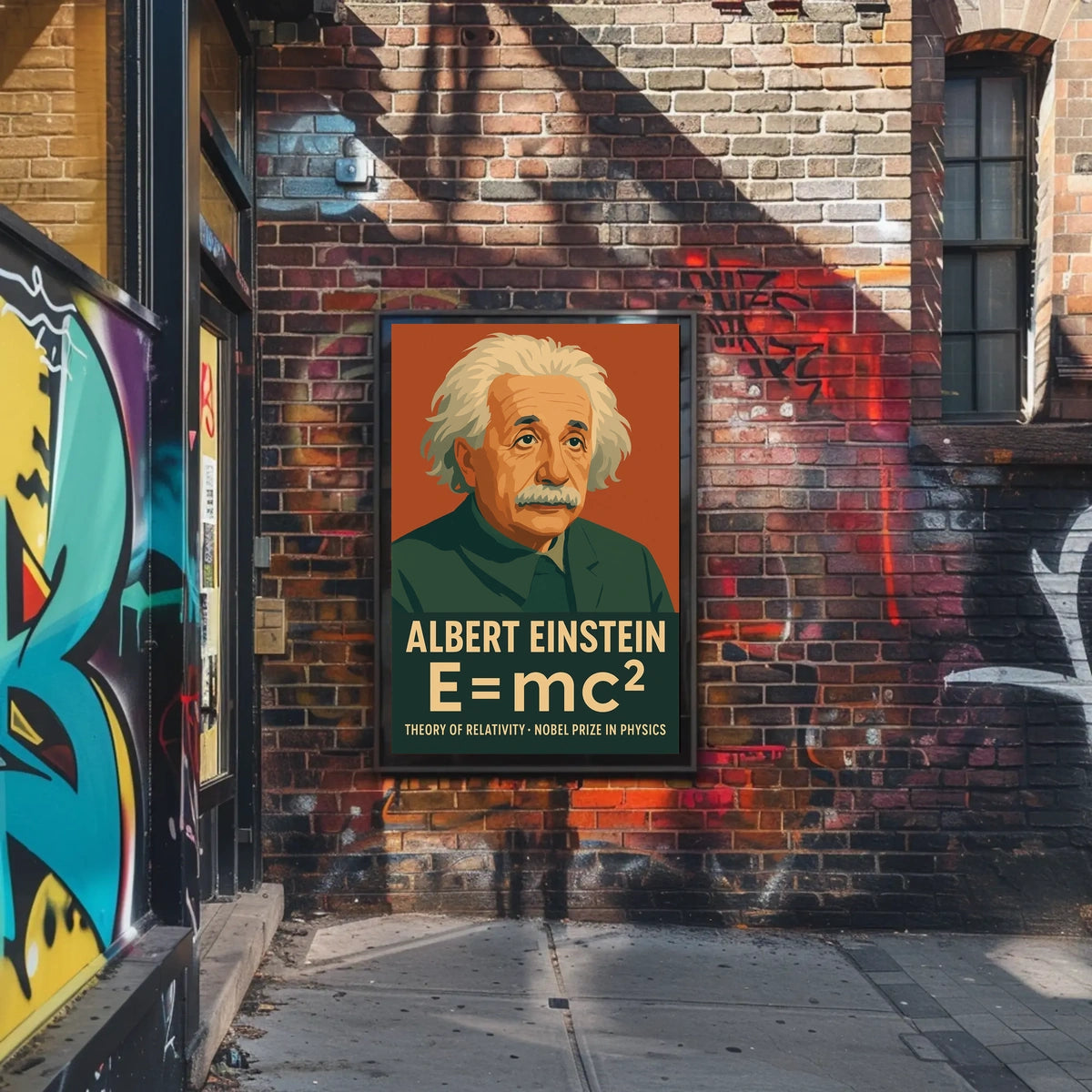 Albert Einstein Theory Of Relativity Poster