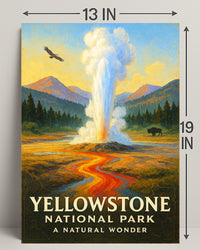 Yellowstone National Park A Natural Wonder Poster PosterGoat