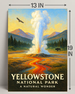 Yellowstone National Park A Natural Wonder Poster PosterGoat