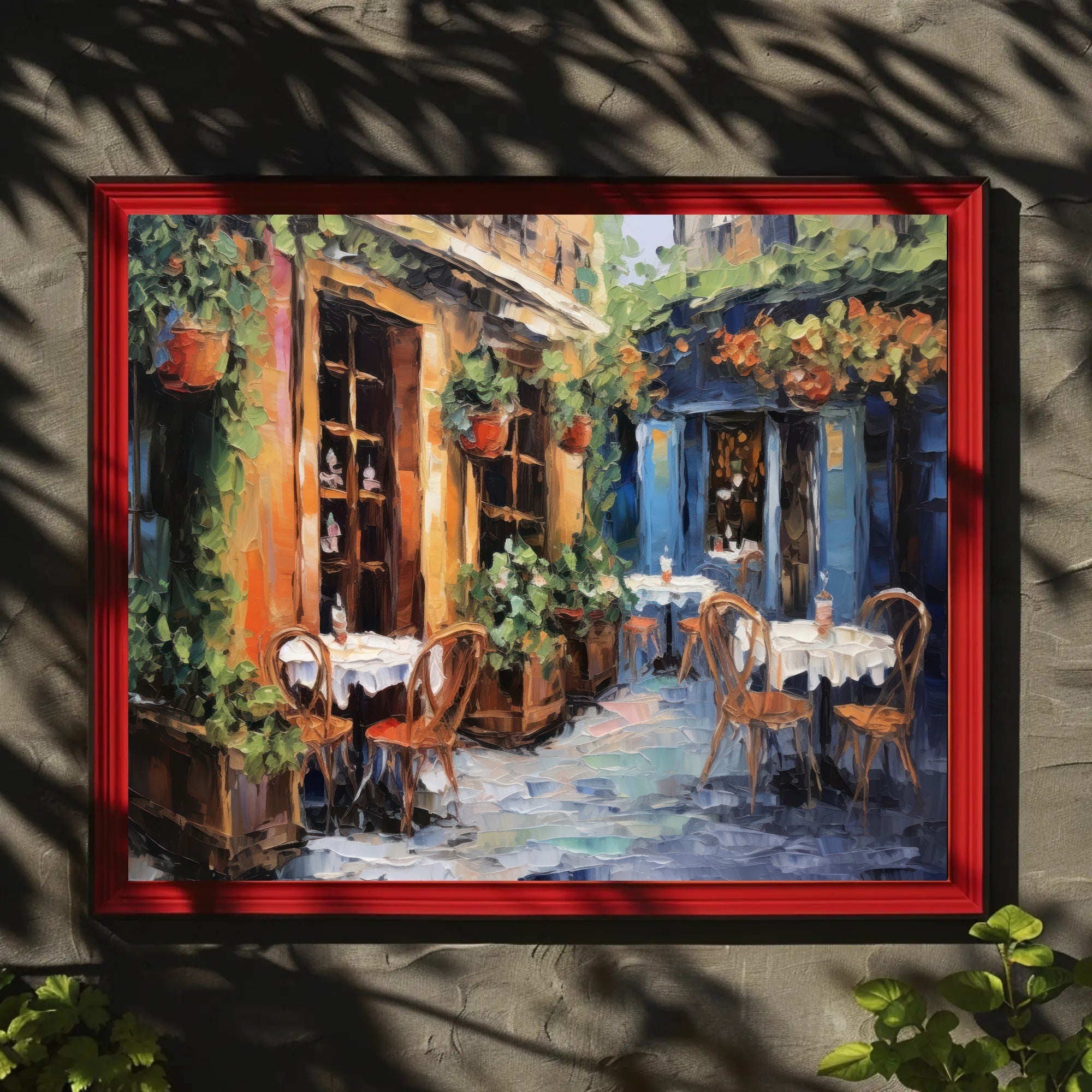 Charming Café Corner Poster
