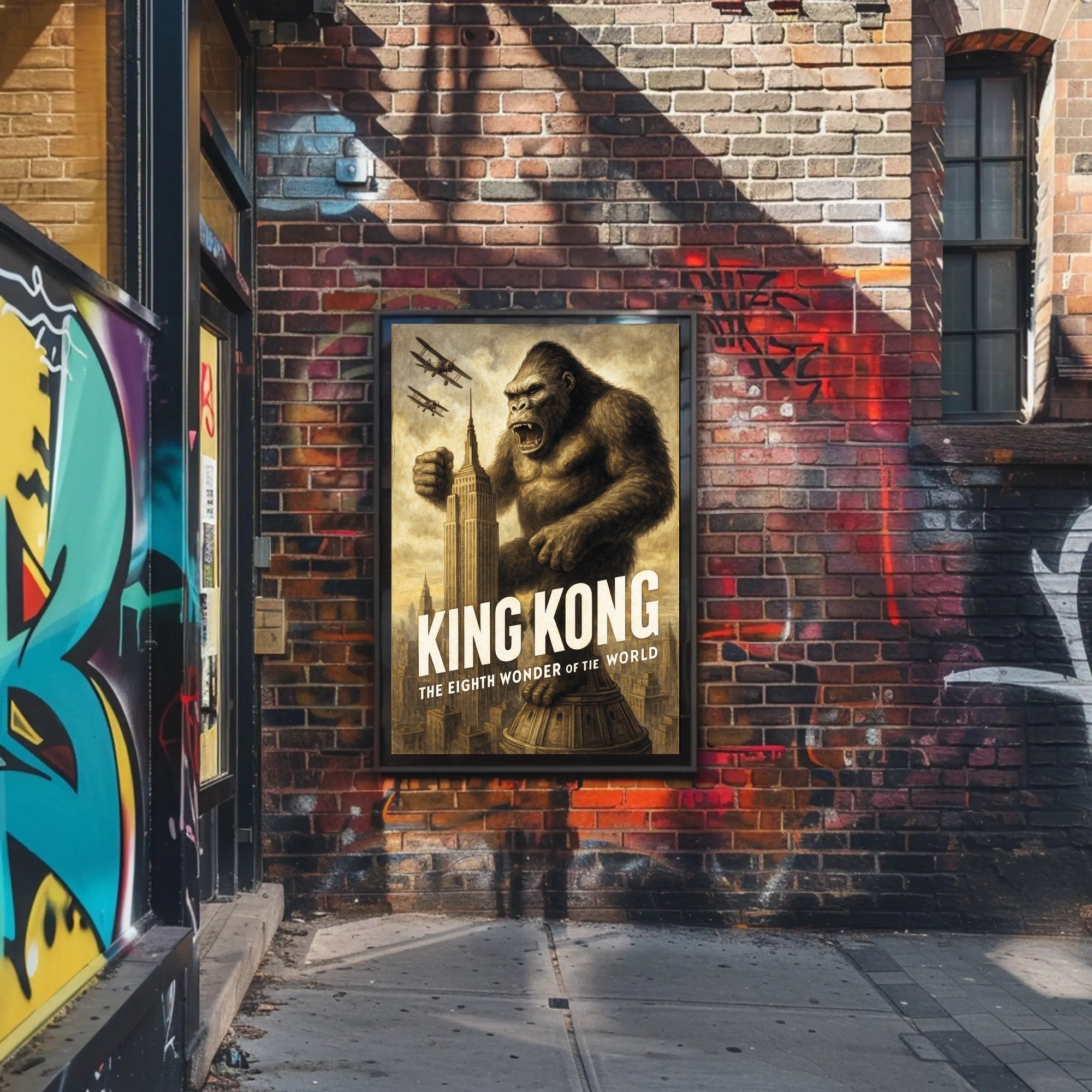 King Kong The Eighth Wonder Poster PosterGoat