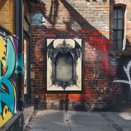 Gothic Frame Design Poster