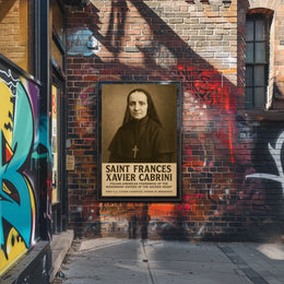 Saint Frances Xavier Cabrini Poster