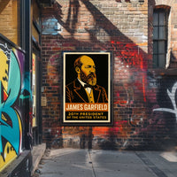 James Garfield 20th President Poster