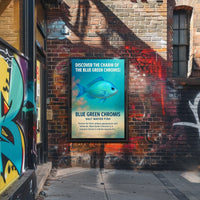 Discover The Charm Of The Blue Green Poster