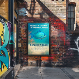 Discover The Charm Of The Blue Green Poster