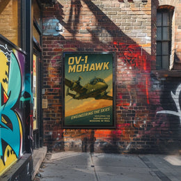 OV-1 Mohawk Engineering the Skies Poster