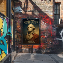 George Washington Father of the Nation Poster