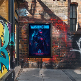 Washington The Futuristic Guardian Poster
