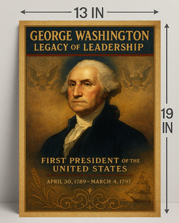 George Washington 1st President Poster PosterGoat