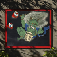 Japanese Oni Art: Mythical Creature Fantasy or Mythology Poster