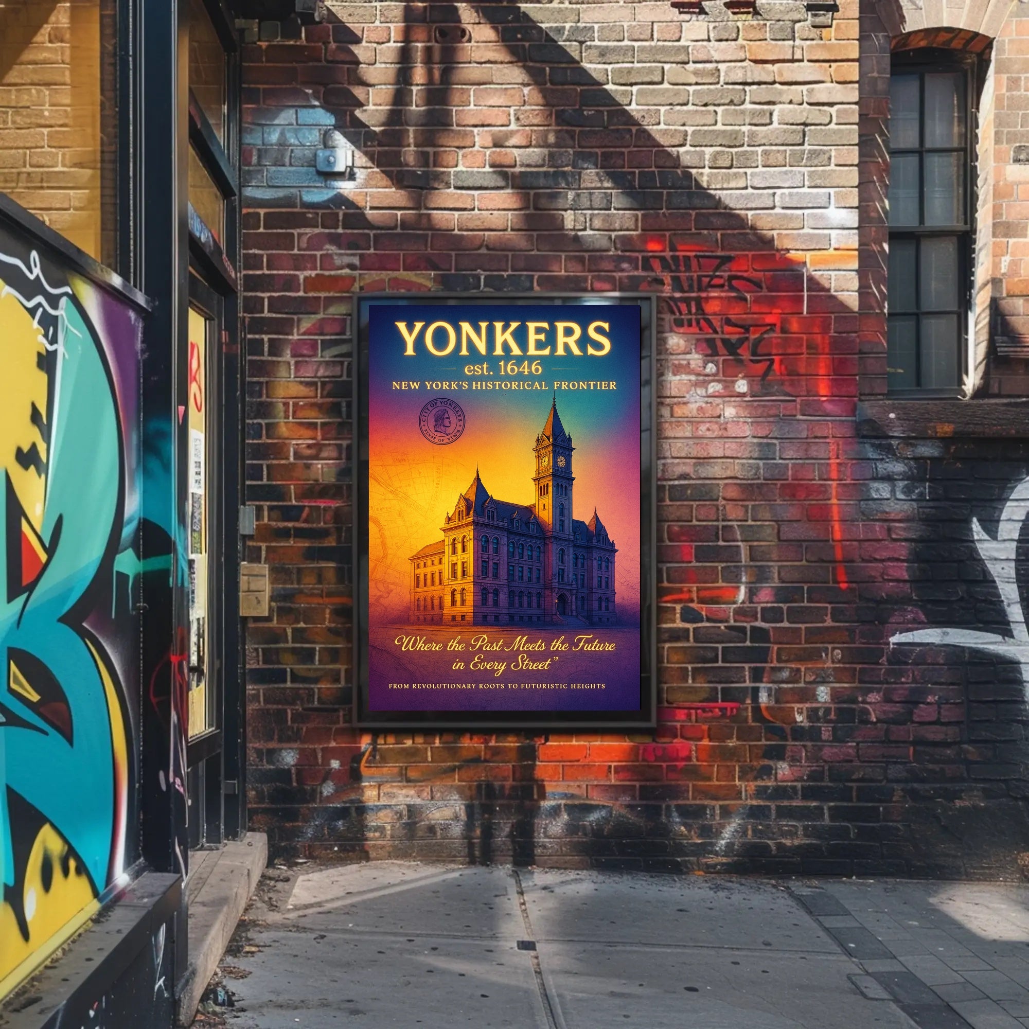 Yonkers New Yorks Historical Frontier Poster PosterGoat