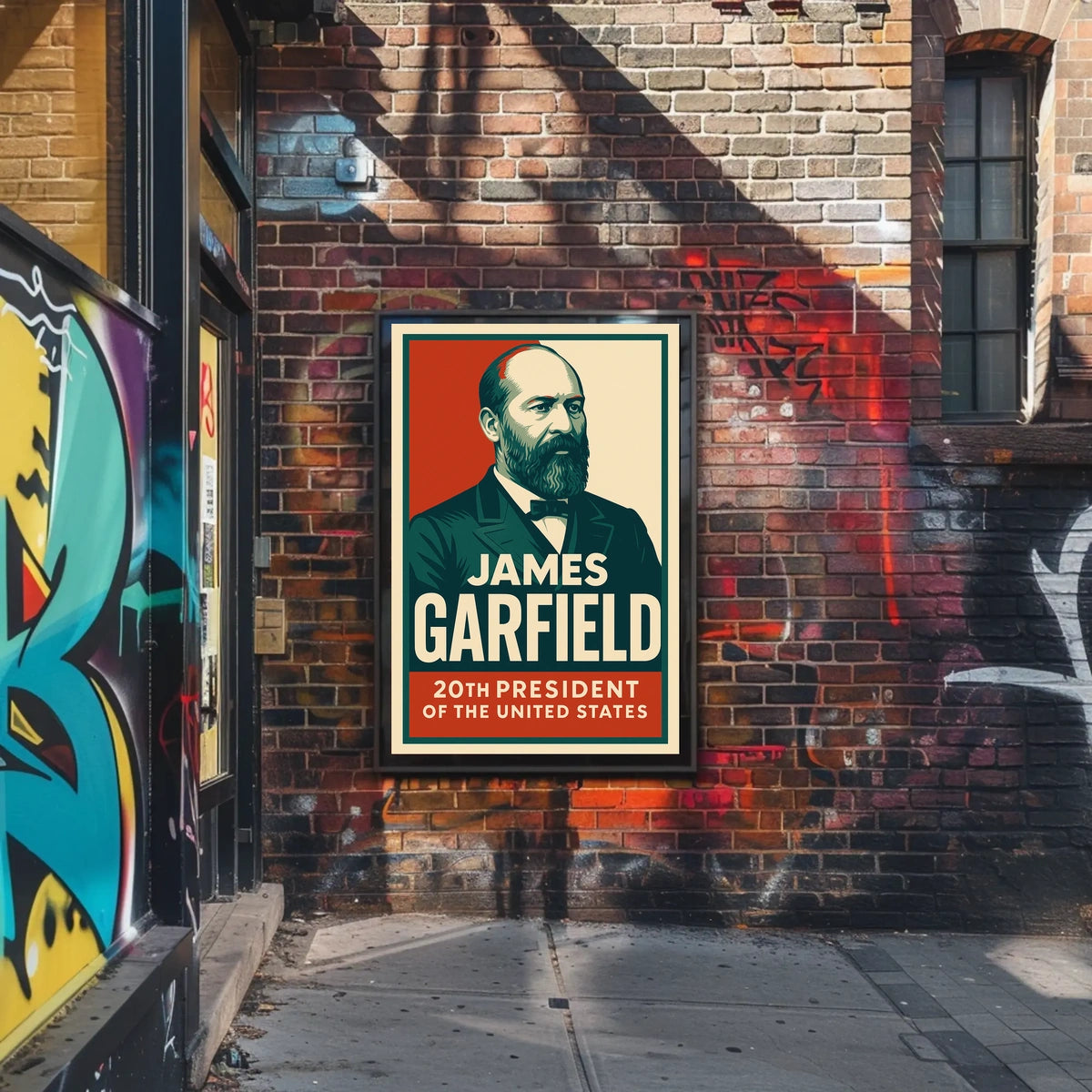 James Garfield 20th President Realism Timeless Poster