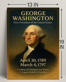 George Washington First President Poster PosterGoat